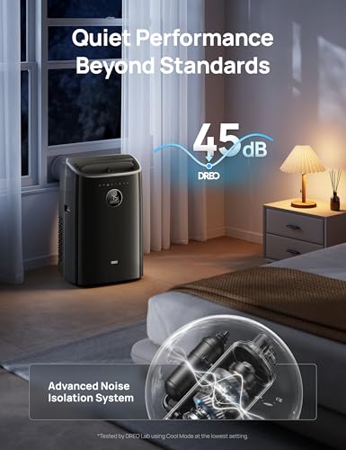 Dreo 8000 BTU Portable AC: Quiet, Smart Cooling for Bedrooms & Rooms 3 Dreo 8000 BTU Portable AC: Quiet, Smart Cooling for Bedrooms & Rooms - Image 3