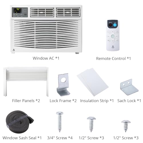 Powerful 8,000 BTU Window AC Unit - Cools 350 Sq Ft, Remote, 3 Speeds 4 Powerful 8,000 BTU Window AC Unit - Cools 350 Sq Ft, Remote, 3 Speeds - Image 4
