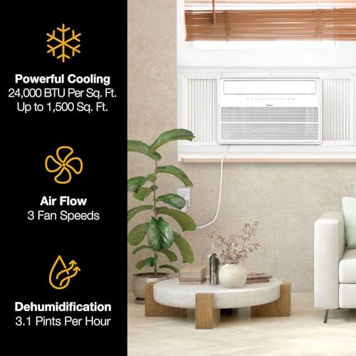 Powerful Whirlpool Window AC: 24,000 BTU Inverter Cooling for Large Rooms 3 Powerful Whirlpool Window AC: 24,000 BTU Inverter Cooling for Large Rooms - Image 3