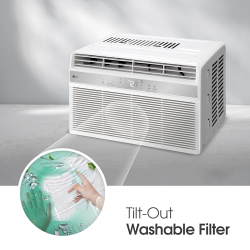 LG 5000 BTU Window AC Unit, Quiet Cooling for Small Rooms, Digital Remote - Image 3