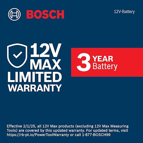 BOSCH 12V Max Lithium-Ion 2.0Ah High-Power Rechargeable Battery Pack 5 BOSCH 12V Max Lithium-Ion 2.0Ah High-Power Rechargeable Battery Pack - Image 9