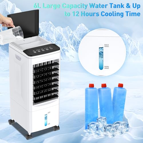 Here's a revised, SEO-friendly title within 70 characters: 3-in-1 Portable AC Unit, Cooling, Fan & Dehumidifier, Remote Control 5 Here's a revised, SEO-friendly title within 70 characters:
3-in-1 Portable AC Unit, Cooling, Fan & Dehumidifier, Remote Control - Image 8