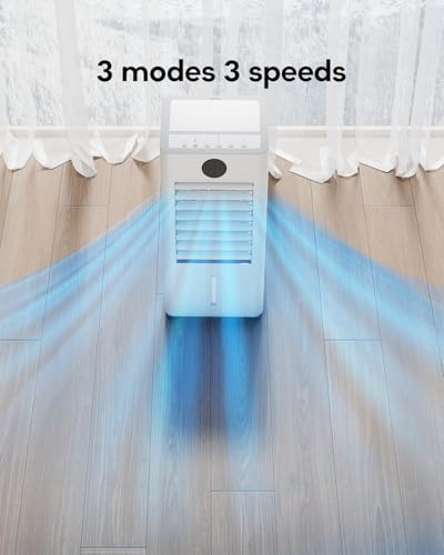 Portable AC Cooler: 3-Speed Cooling, 12H Timer, Remote for Room Comfort 4 Portable AC Cooler: 3-Speed Cooling, 12H Timer, Remote for Room Comfort - Image 5