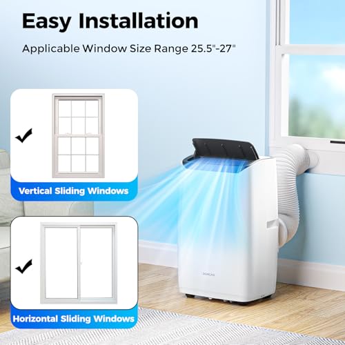 2025 Portable AC 12000 BTU: 4-in-1 Cooling, Heating, Dehumidifying Unit 4 2025 Portable AC 12000 BTU: 4-in-1 Cooling, Heating, Dehumidifying Unit - Image 5