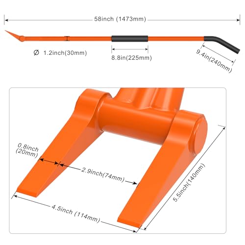 Pro Demolition Deck Pry Bar - 58'' Steel Removal Tool for Floors & Drywall 4 Pro Demolition Deck Pry Bar - 58'' Steel Removal Tool for Floors & Drywall - Image 4