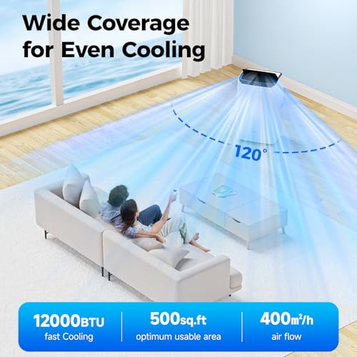 2025 Portable AC 12000 BTU: 4-in-1 Cooling, Heating, Dehumidifying Unit 2 2025 Portable AC 12000 BTU: 4-in-1 Cooling, Heating, Dehumidifying Unit - Image 2