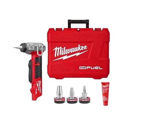 M12 Pro PEX Expander Tool Kit: 1/2-1" RAPID SEAL Heads for Plumbing Pros 1 milwaukee tools pex expander