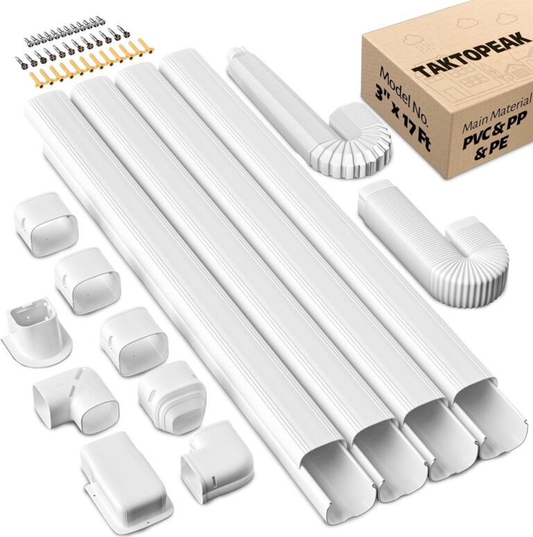 Effortless Protection: 17-Ft Line Cover Kit That Makes AC Installation a Breeze