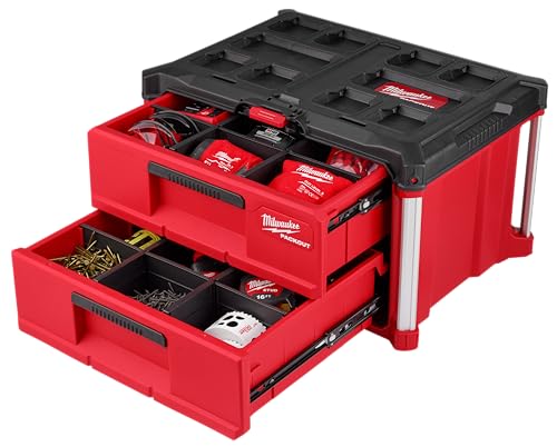 Milwaukee PACKOUT 2-Drawer Tool Box: Durable Portable Storage Solution for Professionals 3 Milwaukee PACKOUT 2-Drawer Tool Box: Durable Portable Storage Solution for Professionals - Image 3