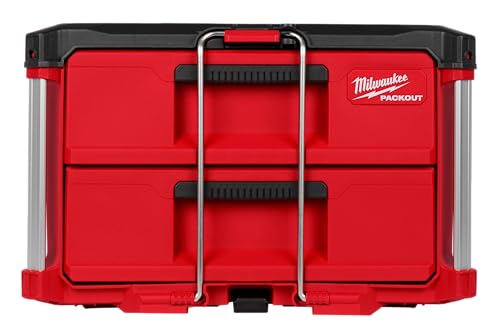 Milwaukee PACKOUT 2-Drawer Tool Box: Durable Portable Storage Solution for Professionals 2 Milwaukee PACKOUT 2-Drawer Tool Box: Durable Portable Storage Solution for Professionals - Image 2