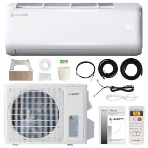 Albott 24000 BTU Mini Split Air Conditioner Heat Pump, 220V Ductless Inverter AC, Cools up to 1500 Sq. Ft, Energy-Efficient with Self-Cleaning, SEER2 19