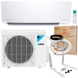 Daikin 18,000 BTU 20 SEER2 OTERRA Series Ductless Mini Split Heat Pump System w/Maxwell 16’ Installation Kit and Wall Mounting Bracket (230V)