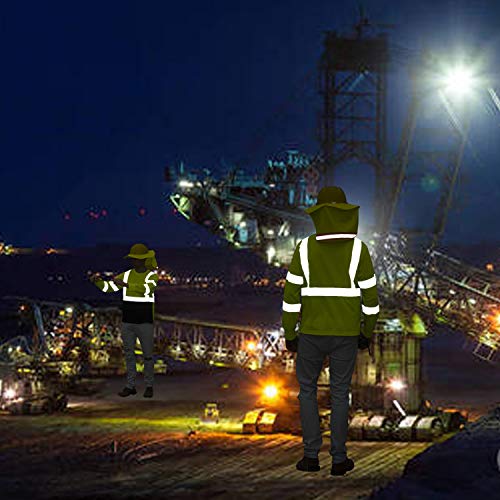 High-Visibility Safety Reflective Long Sleeve T-Shirt for Men - AYKRM Hi-Vis Yellow 6 High-Visibility Safety Reflective Long Sleeve T-Shirt for Men - AYKRM Hi-Vis Yellow - Image 6