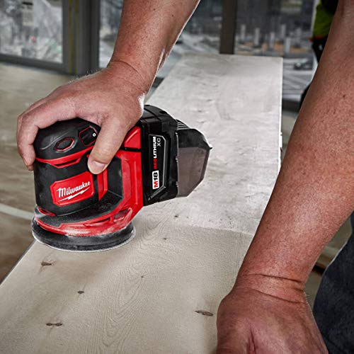 Milwaukee M18 Cordless Random Orbit Sander Kit - Powerful Smooth Finishing Tool 8 Milwaukee M18 Cordless Random Orbit Sander Kit - Powerful Smooth Finishing Tool - Image 8