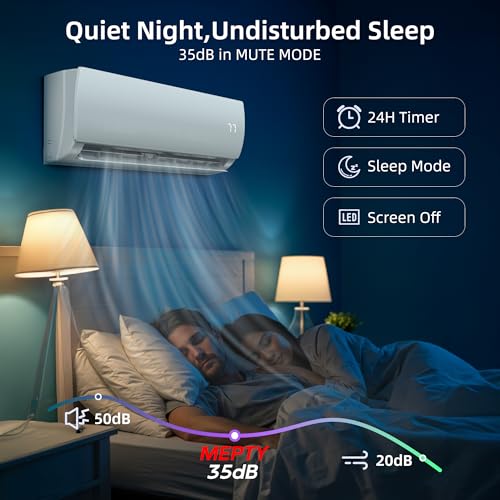 High-Efficiency 12000 BTU Mini Split AC/Heat Pump | 19 SEER2 Inverter System 6 High-Efficiency 12000 BTU Mini Split AC/Heat Pump | 19 SEER2 Inverter System - Image 6