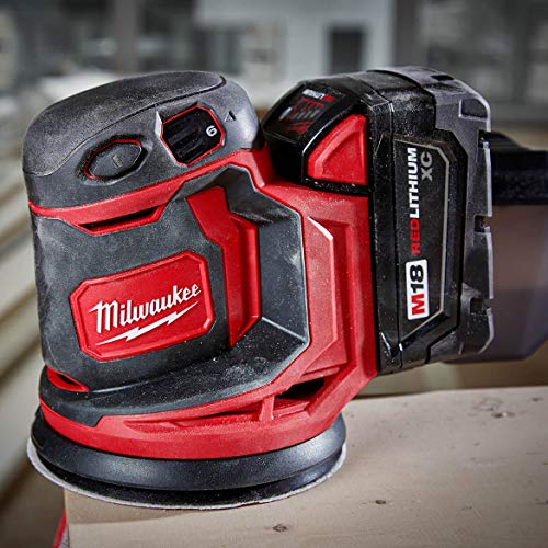 Milwaukee M18 Cordless Random Orbit Sander Kit - Powerful Smooth Finishing Tool 5 Milwaukee M18 Cordless Random Orbit Sander Kit - Powerful Smooth Finishing Tool - Image 5