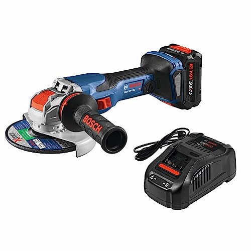 Here's an SEO-friendly version: Bosch 18V X-Lock 5-6" Angle Grinder Kit with 8Ah Battery - Professional Power Tool 1 BOSCH GWX18V-13CB14 PROFACTOR™ 18V X-LOCK Connected-Ready 5 – 6 In. Angle Grinder Kit with (1) CORE18V® 8 Ah High Power Battery