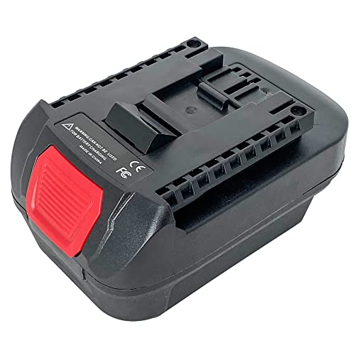 Battery Adapter: Convert Dewalt/Milwaukee 18V to Bosch Tool Battery | Universal Charger 1 Battery Adapter for Bosch 18V Lithium-Ion Cordless Tool, Compatible with Dewalt 18V 20V Max/ Milwakee M18 18V Li-ion Battery Convert to Bosch 18V Compact Lithium Battery BAT608 BAT609 BAT612 BAT618