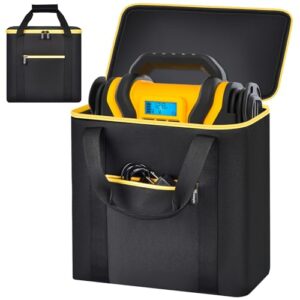 Car Jumper Starter Storage Bag Compatible with DEWALT DXAEPS14-Type2 2000 Peak Battery Amp 12V Automotive Battery Booster Jump Starter Power Station, Carrying Case Holder Container (Box Only)