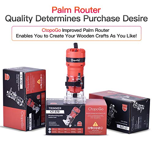 Powerful Compact Palm Router 800W Wood Trimmer + 12 Router Bits Set 2 Powerful Compact Palm Router 800W Wood Trimmer + 12 Router Bits Set - Image 2