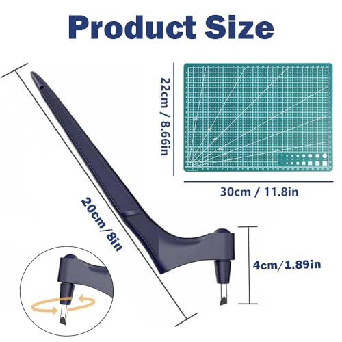 Precision Craft Cutting Tool: 360° Rotating Blades for Scrapbooking DIY 2 Precision Craft Cutting Tool: 360° Rotating Blades for Scrapbooking DIY - Image 2