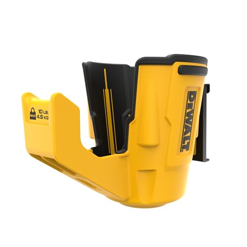 DEWALT Tool Organizer Holster: Metal Rail Mount, Workshop Storage System 1 DEWALT Tool Organizer, Power Tool Holster, Mounts to Metal Rails, DEWALT Workshop Storage System Compatible (DWST82823)