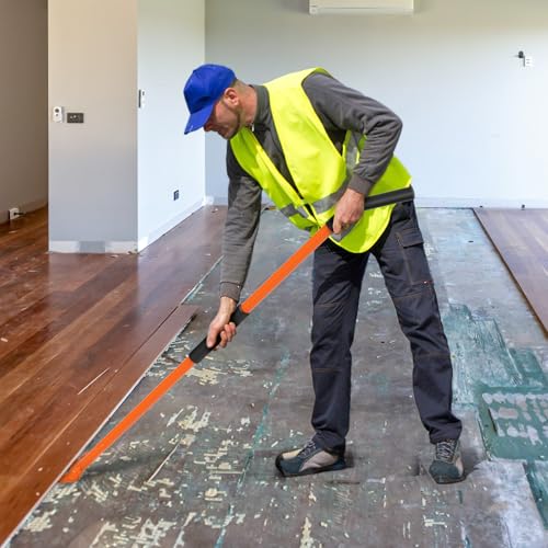 Pro Demolition Deck Pry Bar - 58'' Steel Removal Tool for Floors & Drywall 2 Pro Demolition Deck Pry Bar - 58'' Steel Removal Tool for Floors & Drywall - Image 2