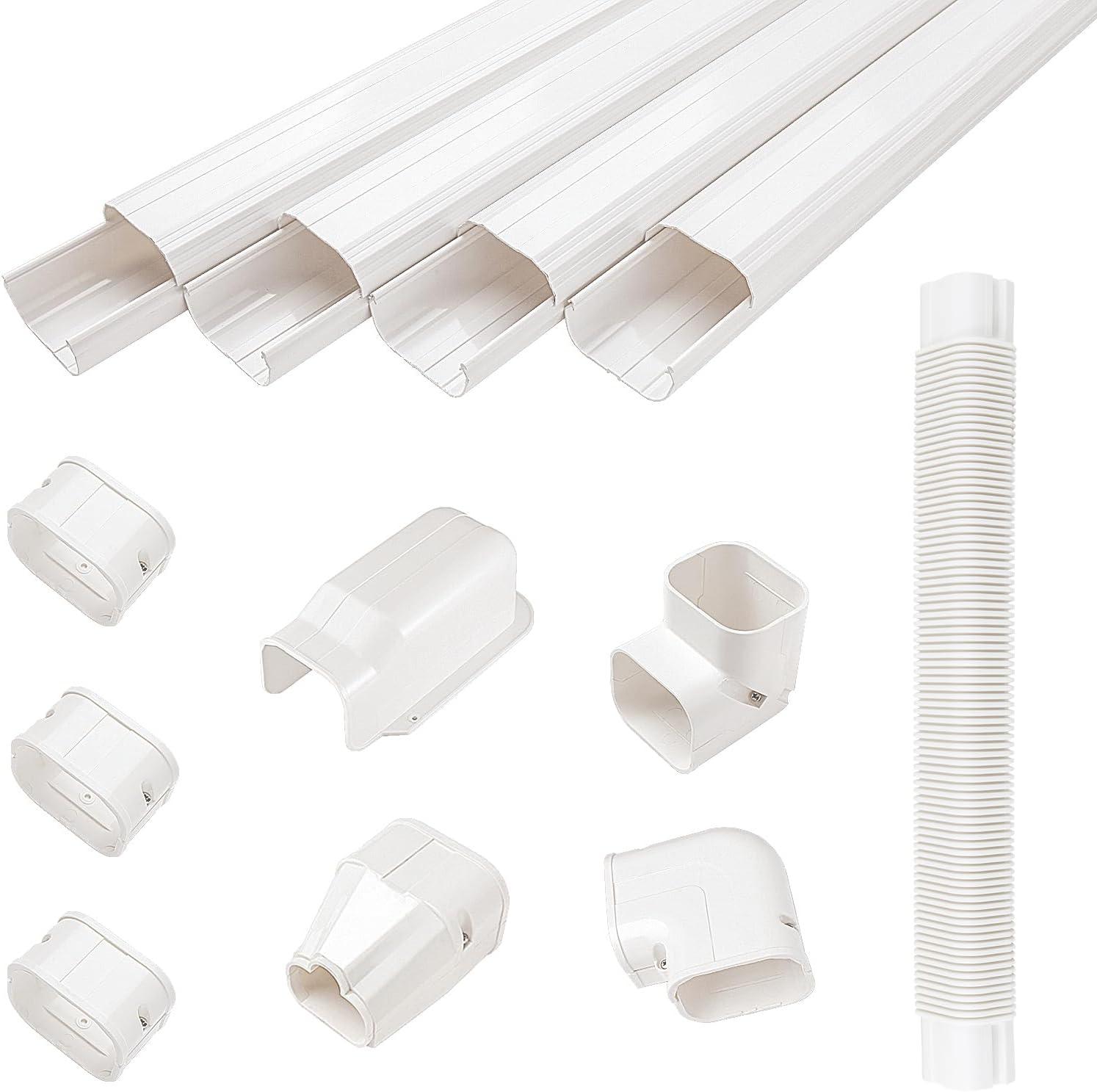 GUYAAC‍ Mini Split Cover Kit:⁣ The Ultimate Line Set Disguise
