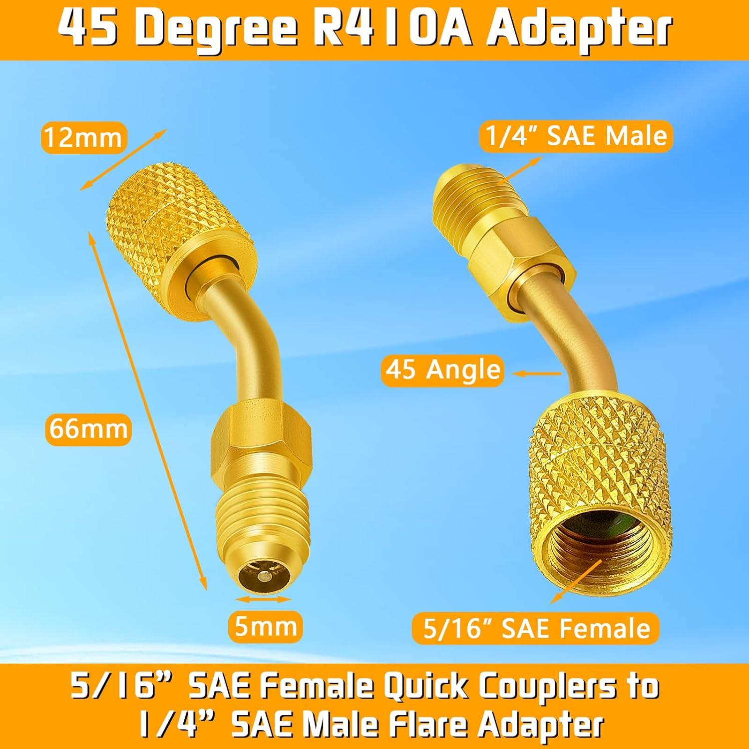 Ultimate 6-Piece R410A ​mini Split Adapter Kit: HVAC Pro's Dream