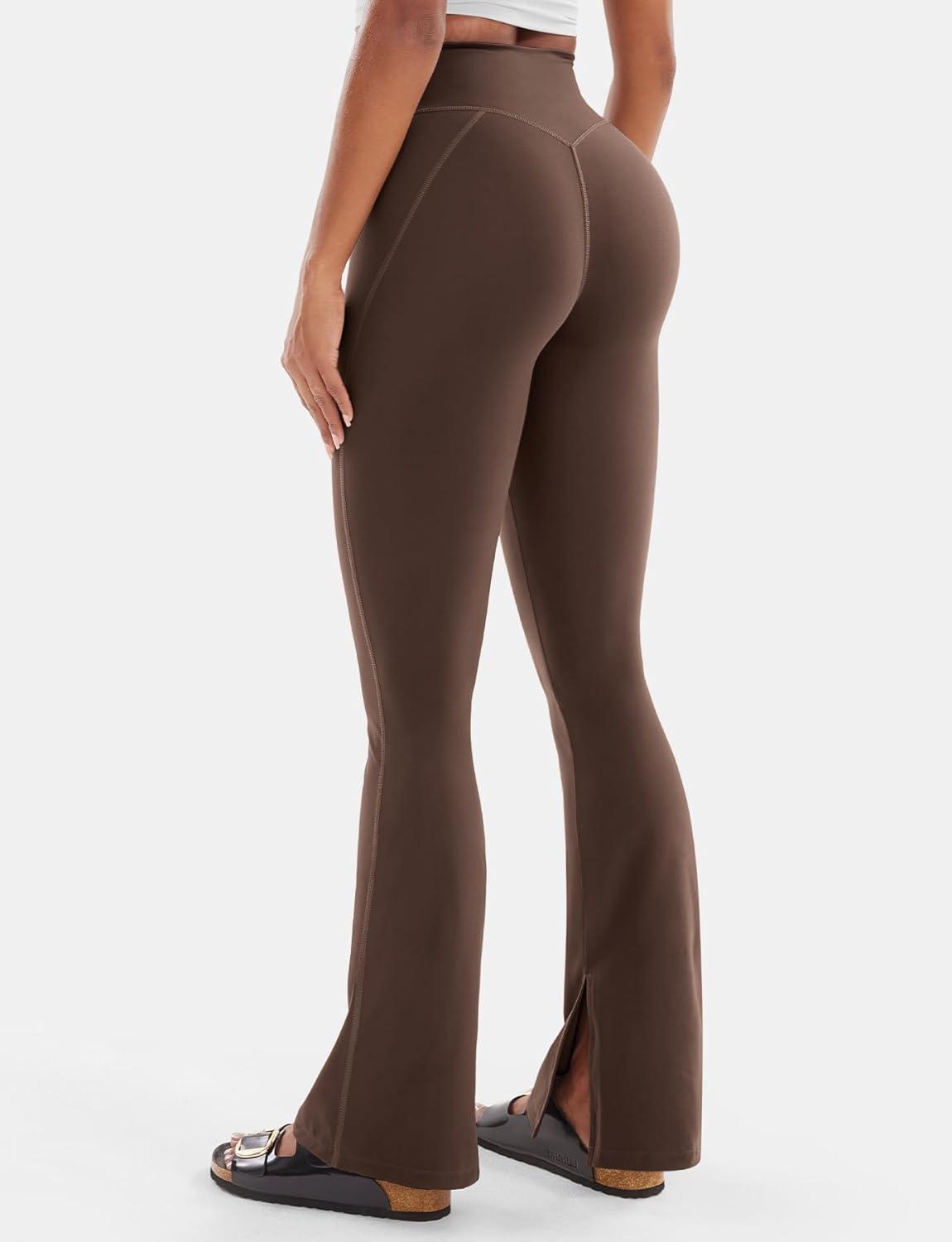 VOYJOY Split Hem Leggings: The Ultimate⁢ High-Waist Workout Game Changer
