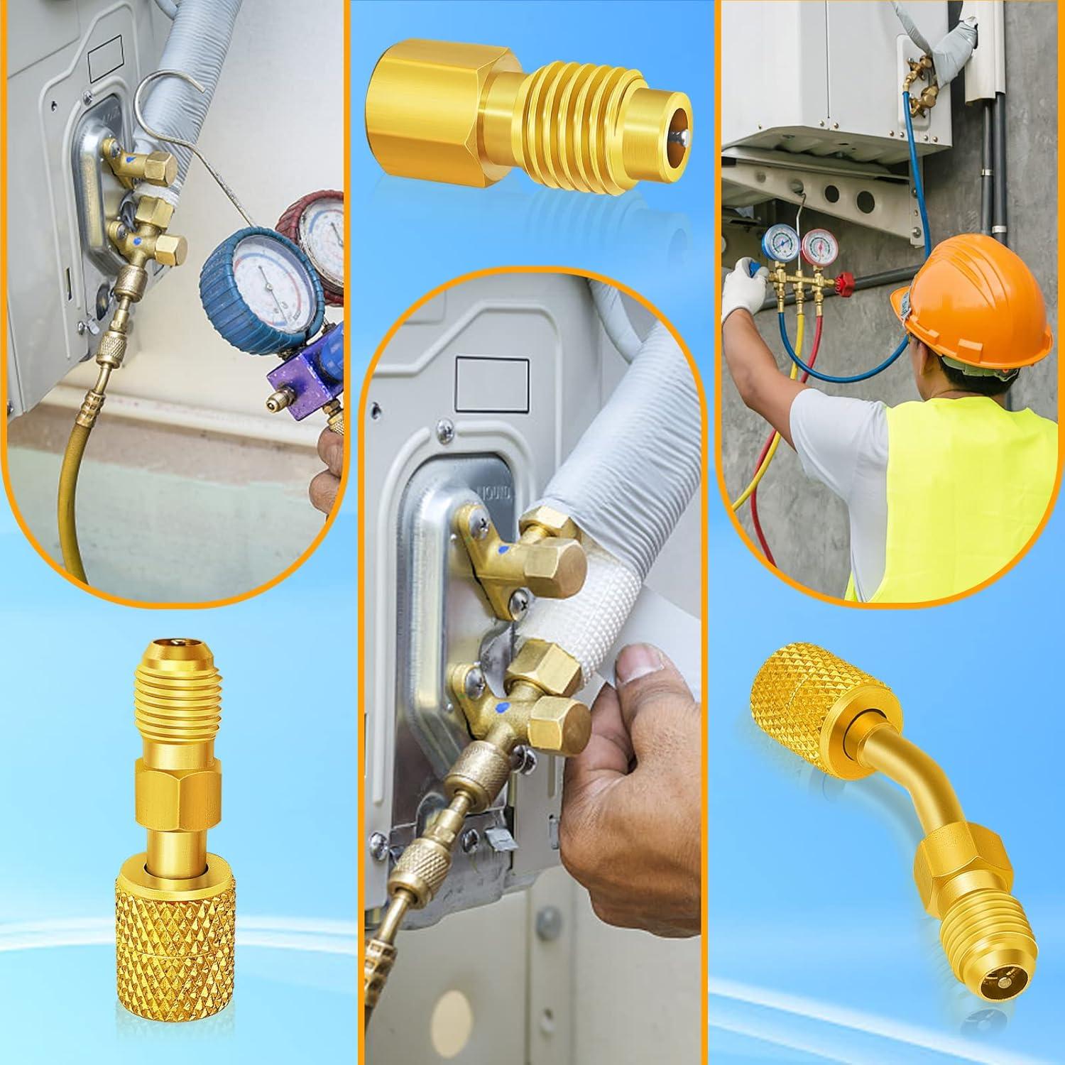 Ultimate 6-Piece R410A‌ Mini Split Adapter Kit: HVAC Pro's Dream