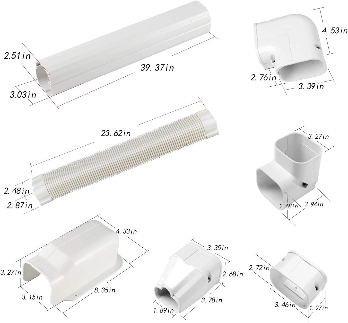 GUYAAC mini Split ‍Cover Kit: The Ultimate⁣ Line Set⁤ Disguise