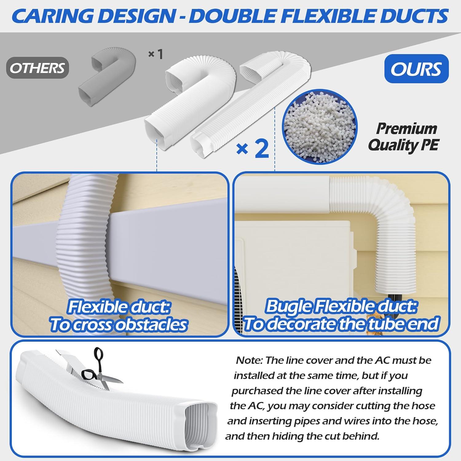 Effortless Protection: ‌17-Ft Line cover Kit ⁢That Makes ‌AC Installation a Breeze