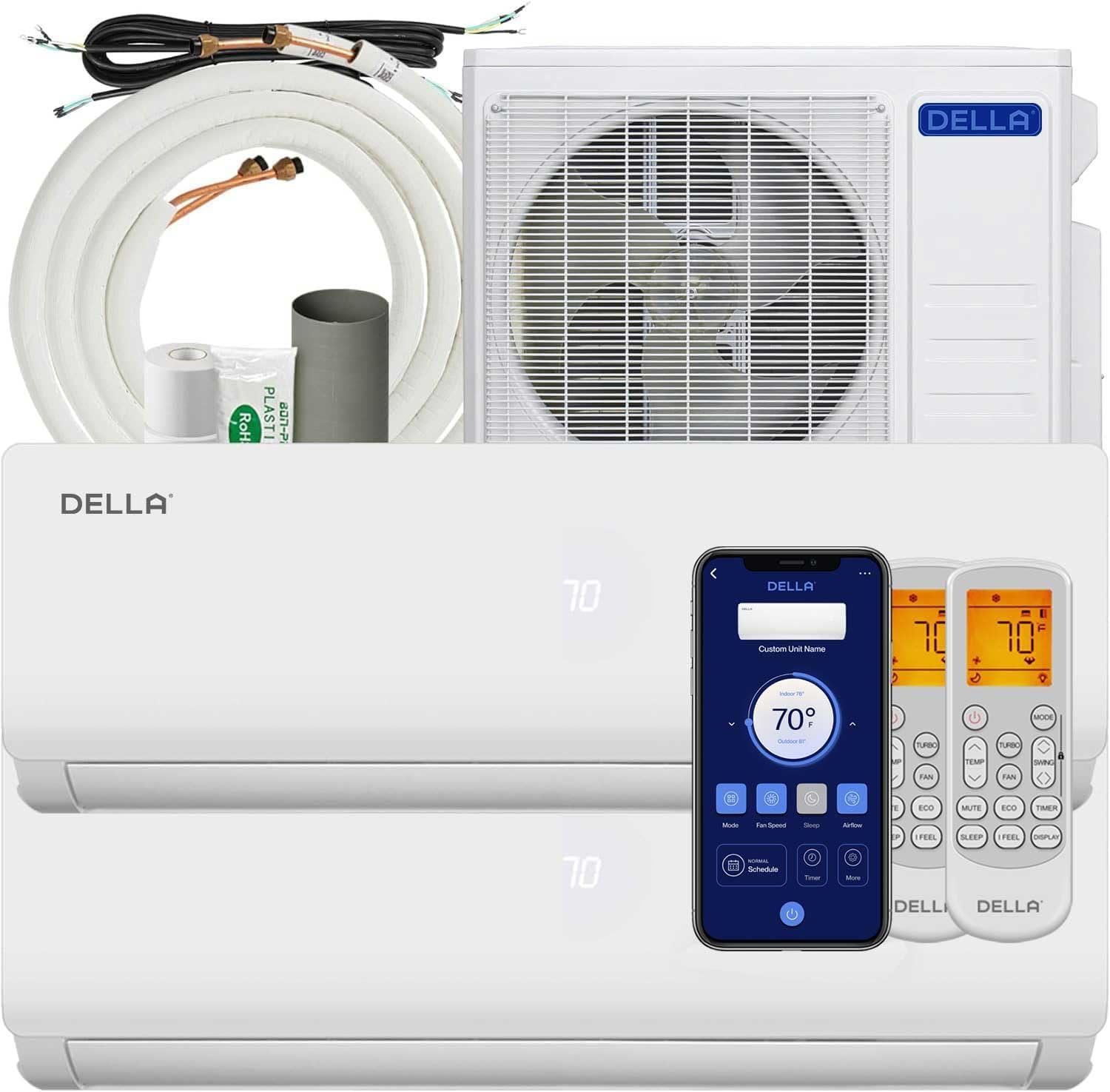 DELLA Dual Zone Mini Split Review: Smart Cooling for Multiple Rooms