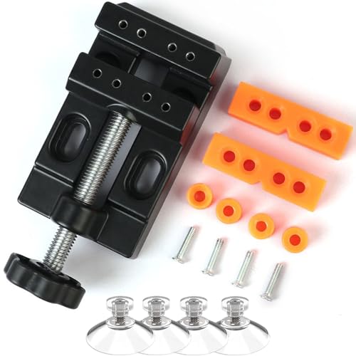 Precision Mini Bench Vise - Jewelry Crafting Tool for Carving & Repair 1 Oruiiju Mini Bench Clamp Flat Table Vice - Multifunctional Jewelry Carving Tool with Adjustable Jaws for Watch Repair, Sculpture Craft, and Walnut Carving. Perfect for DIY Enthusiasts