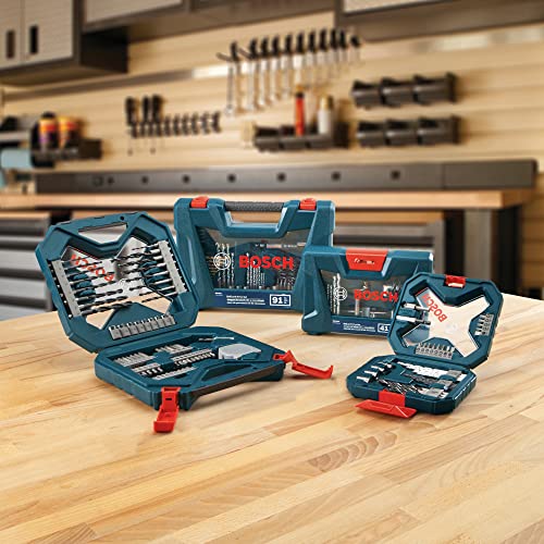 BOSCH 34-Piece Drill Bit Set: Wood, Metal, Masonry Drilling Kit 3 BOSCH 34-Piece Drill Bit Set: Wood, Metal, Masonry Drilling Kit - Image 3