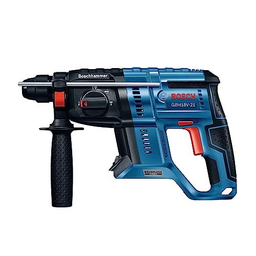 BOSCH 18V Brushless SDS Plus Rotary Hammer Drill - Powerful Cordless ...