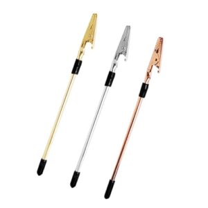 3 Pcs Bracelet Helper Tool for Necklace Watch Clasps Zippers Crafts Adjustment (Gold, Silver, Rose Gold)