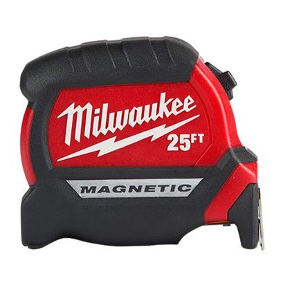 Milwaukee Compact Wide Blade Magnetic Tape Measure - 25 ft Durable Professional Measuring Tool 1 milwaukee tools tape measure