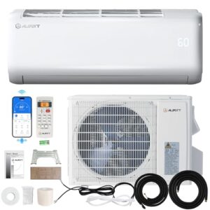 Albott 9100 BTU Mini Split Air Conditioner and Heater, SEER2 20.5, 115V, Inverter Heat Pump AC with Wi-Fi Smart Control, Remote, Alexa Voice Assistant, Self-Cleaning, Cools up to 450 Sq. Ft.