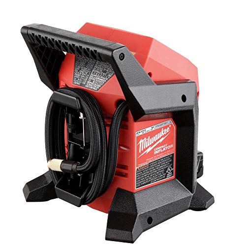 Milwaukee M12 Compact Cordless Air Inflator w/ Battery Portable Tire Pump 2 Milwaukee M12 Compact Cordless Air Inflator w/ Battery Portable Tire Pump - Image 2