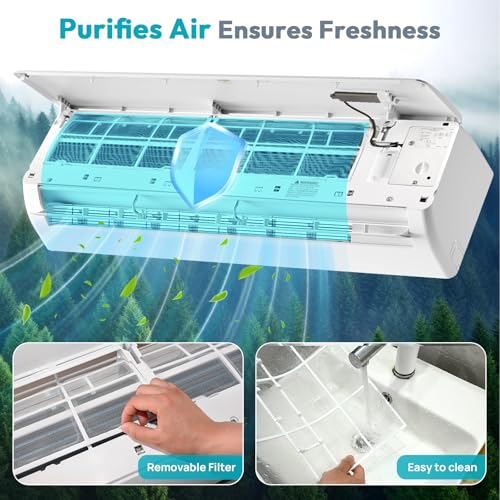 Powerful 18000 BTU Mini Split AC Heater | Inverter Ductless Unit | 1250 sq ft Coverage 8 Powerful 18000 BTU Mini Split AC Heater | Inverter Ductless Unit | 1250 sq ft Coverage - Image 8