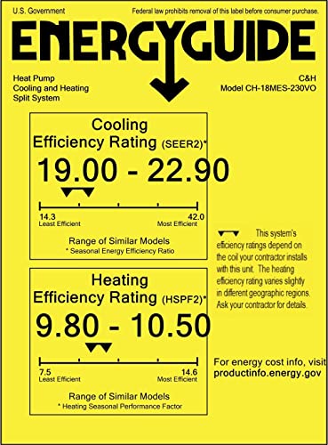 Cooper & Hunter 18K BTU 2-Zone Mini Split AC/Heat Inverter System, 22.5 SEER, Pre-Charged 8 Cooper & Hunter 18K BTU 2-Zone Mini Split AC/Heat Inverter System, 22.5 SEER, Pre-Charged - Image 8