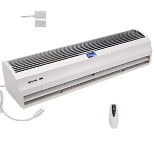 Awoco 36" FM-1209T 1100 CFM Slim Indoor Air Curtain, CE Certified, 120V Unheated with Remote Control and Magnetic Switch, Powerful, Quiet, Small Body, Light Weight