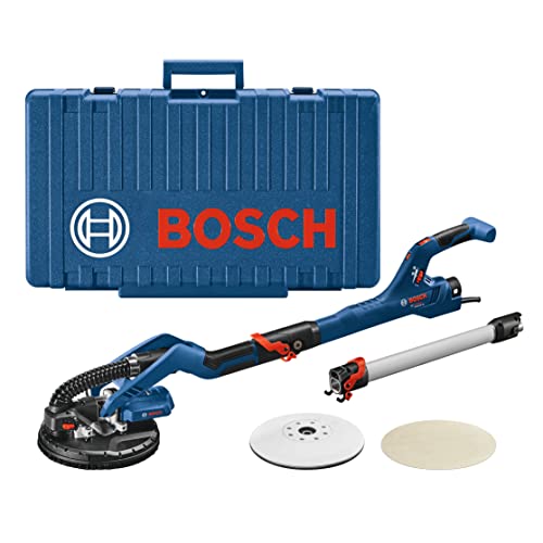 Bosch Pro Drywall Sander Kit | 9" Variable Speed | Extendable Handle 1 BOSCH GTR55-85 9 Inch Variable Speed Drywall Sander Kit with Extendable Handle