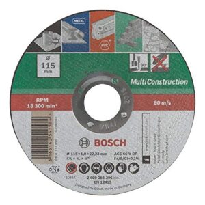 Bosch DIY Trennscheibe Multi Construction für Winkelschleifer (Ø 115 mm, gerade, ACS 60 V BF)