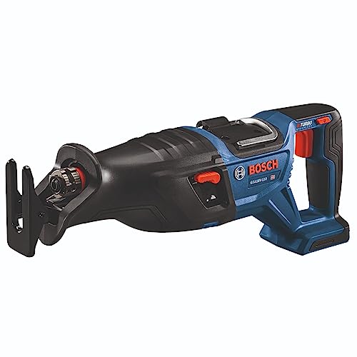 Bosch 18V PROFACTOR Cordless Reciprocating Saw - Brushless Compact Power Tool 1 Bosch GSA18V-110N-RT 18V PROFACTOR Brushless Lithium-Ion 1-1/8 in. Cordless Reciprocating Saw (Tool Only) (Renewed)