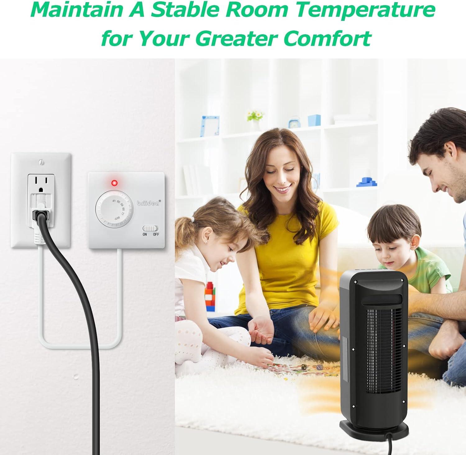 Briidea Adjustable Thermostat: The ⁤Smart Climate Control solution for⁣ Every Space