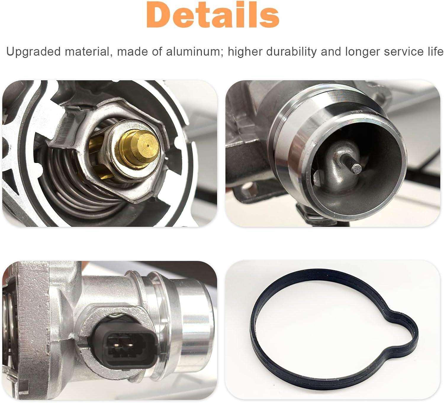 Upgraded ⁣Aluminum Thermostat ⁢Housing: A GM 1.4L Engine lifesaver
