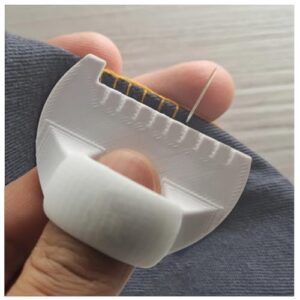 Sewing Template Kit for Even Stitching, DIY Stitching Guide Tool for Seam Finishing, Consistent & Decorative Stitches, Ideal for Leather, Fabric, and Craft Sewing – 2 Spacing (White - Set of 2 Sizes)